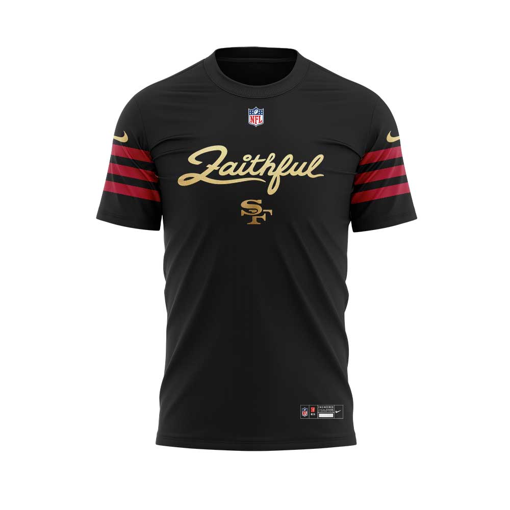 Limited Edition SF.49ers New Rivalries Faithful Uniform 2025 Shirt