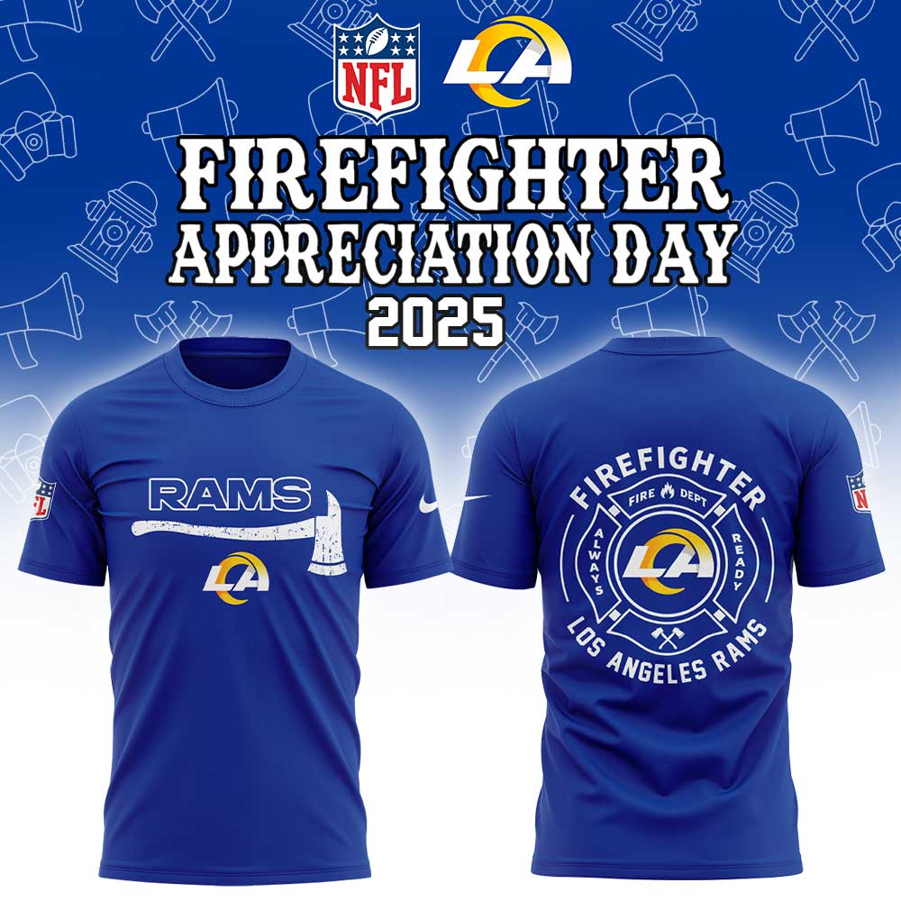 L.A Rams Firefighter Application Limited Combo Shirt