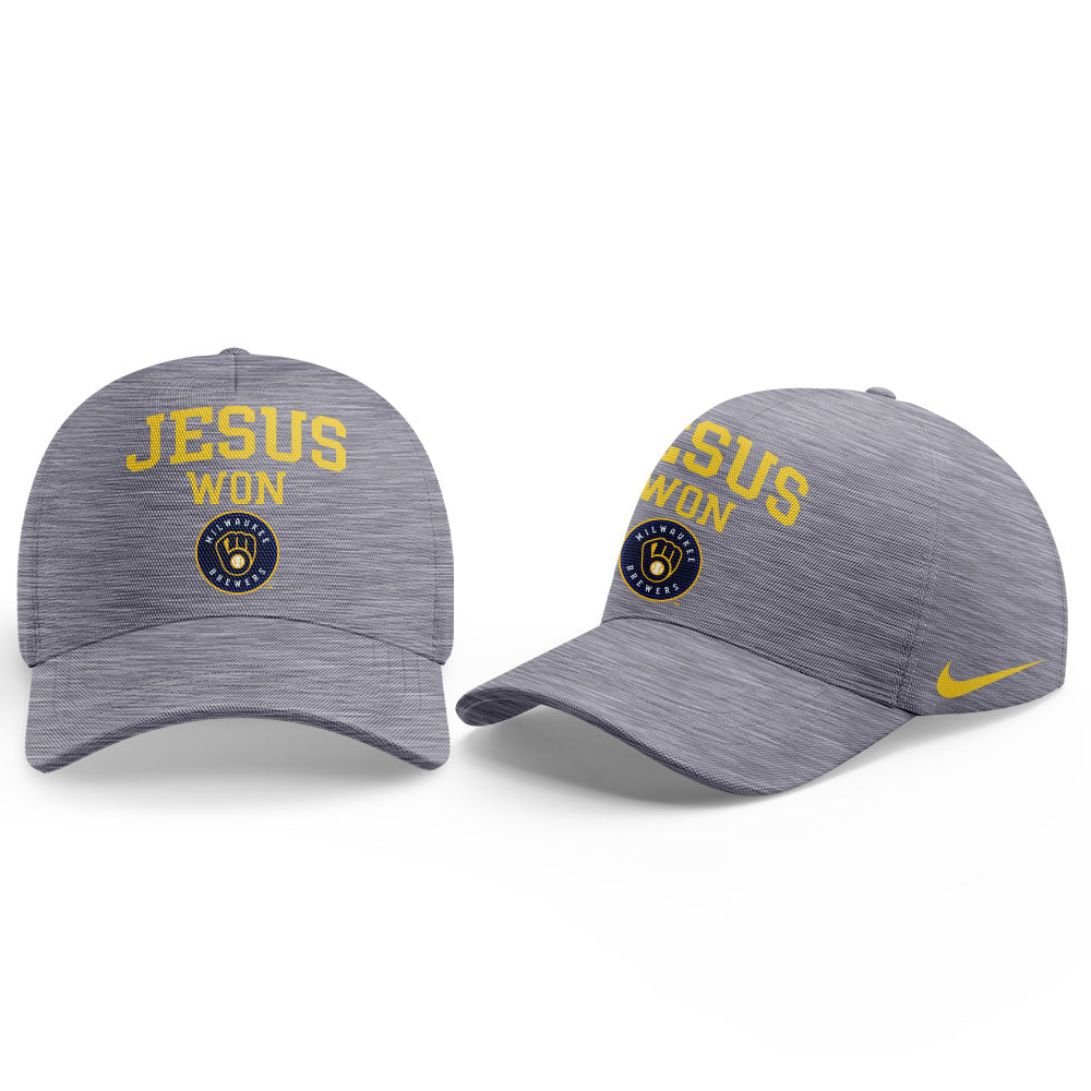 Milwaukee Brewers JESUS WON - Thank You Jesus T-Shirt