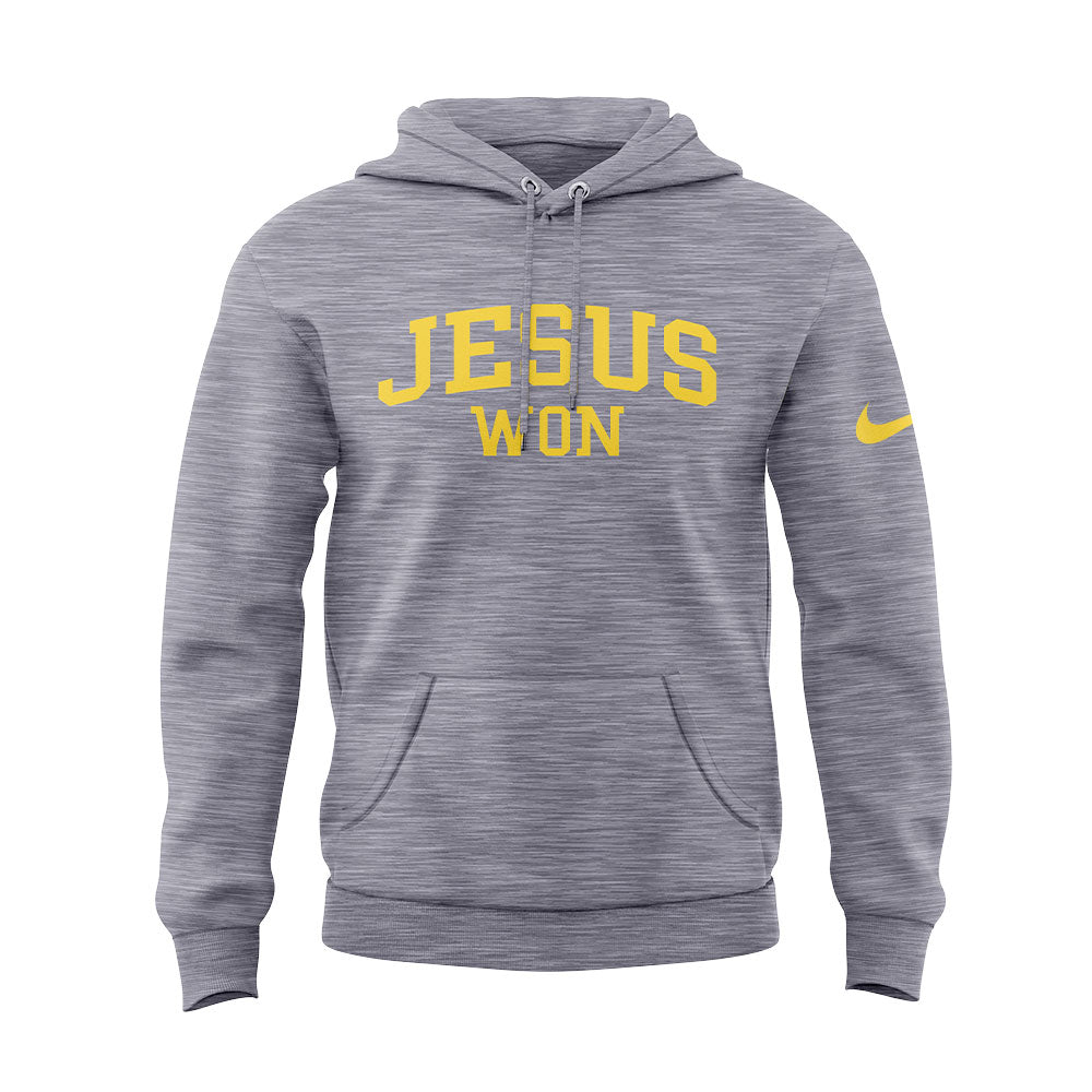 Milwaukee Brewers JESUS WON - Thank You Jesus Hoodie