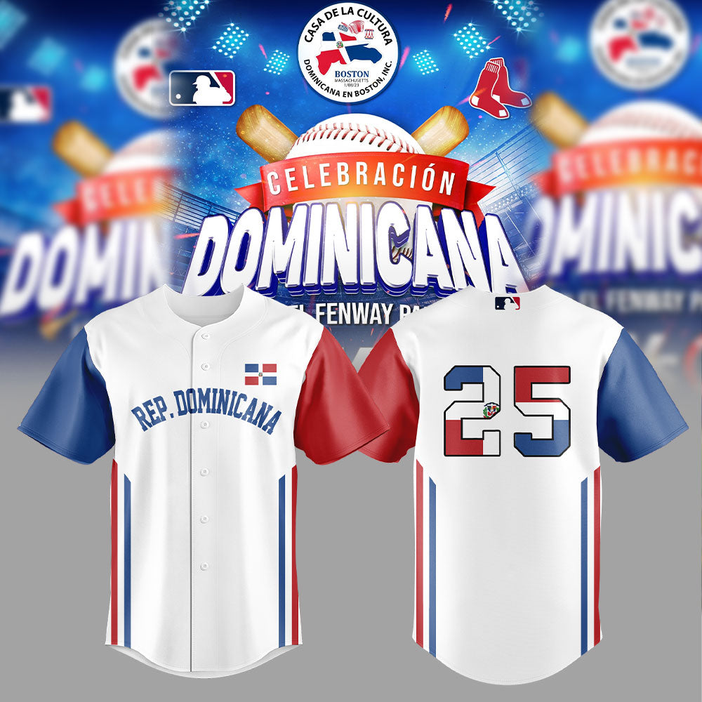 Limited Edition B.R Sox Dominican Republic Celebration Jersey