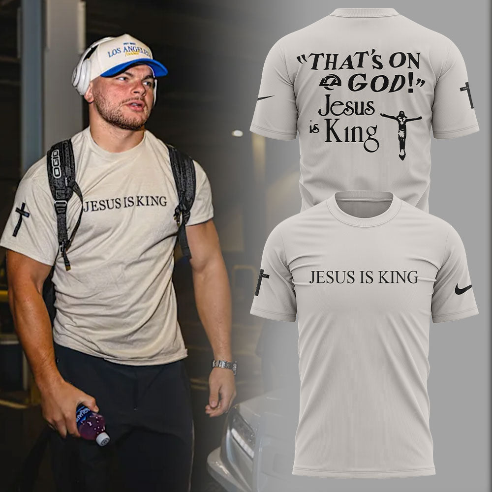 Limited Editon L.A Rams Jesus is King Shirt