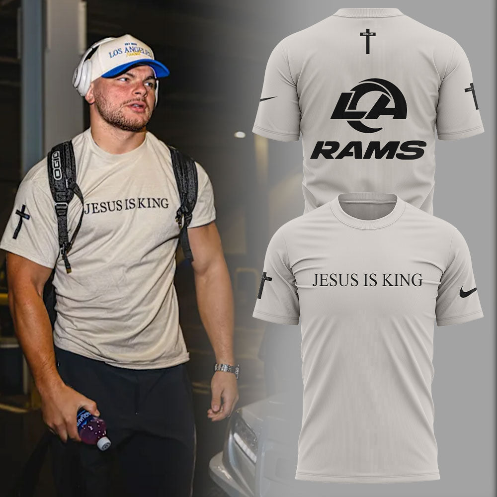 Limited Editon L.A Rams Jesus is King V2 Shirt