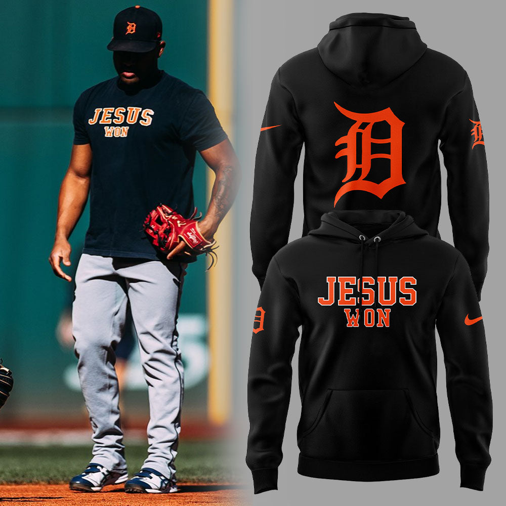 D.Tigers Thank You Jesus Won Combo Hoodie