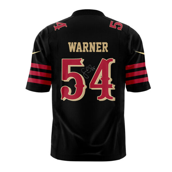 Limited Edition Fred Warner S.F 49ers Rivalries Collection Jersey