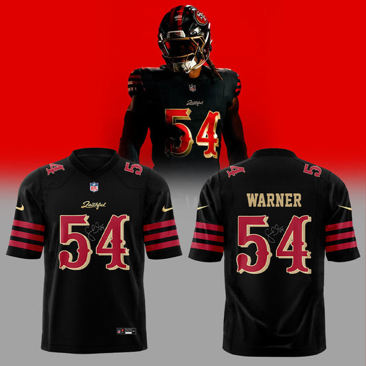 Limited Edition Fred Warner S.F 49ers Rivalries Collection Jersey