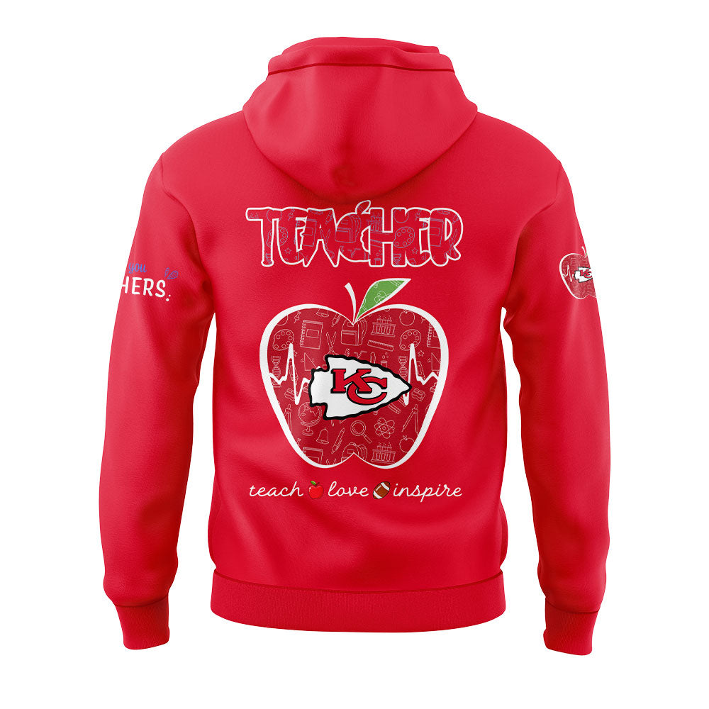 Limited Edition K.C Chiefs Teacher Appreciation 2025 Hoodie