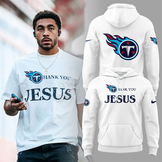 Limited Edition T Titans Thank You Jesus 2.0.2.5 Hoodie