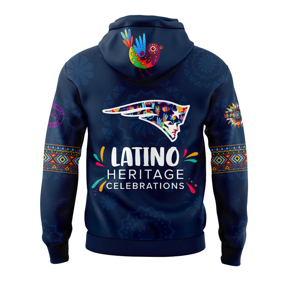 New England Patriots Latino Heritage Celebrations 2025 Combo Hoodie