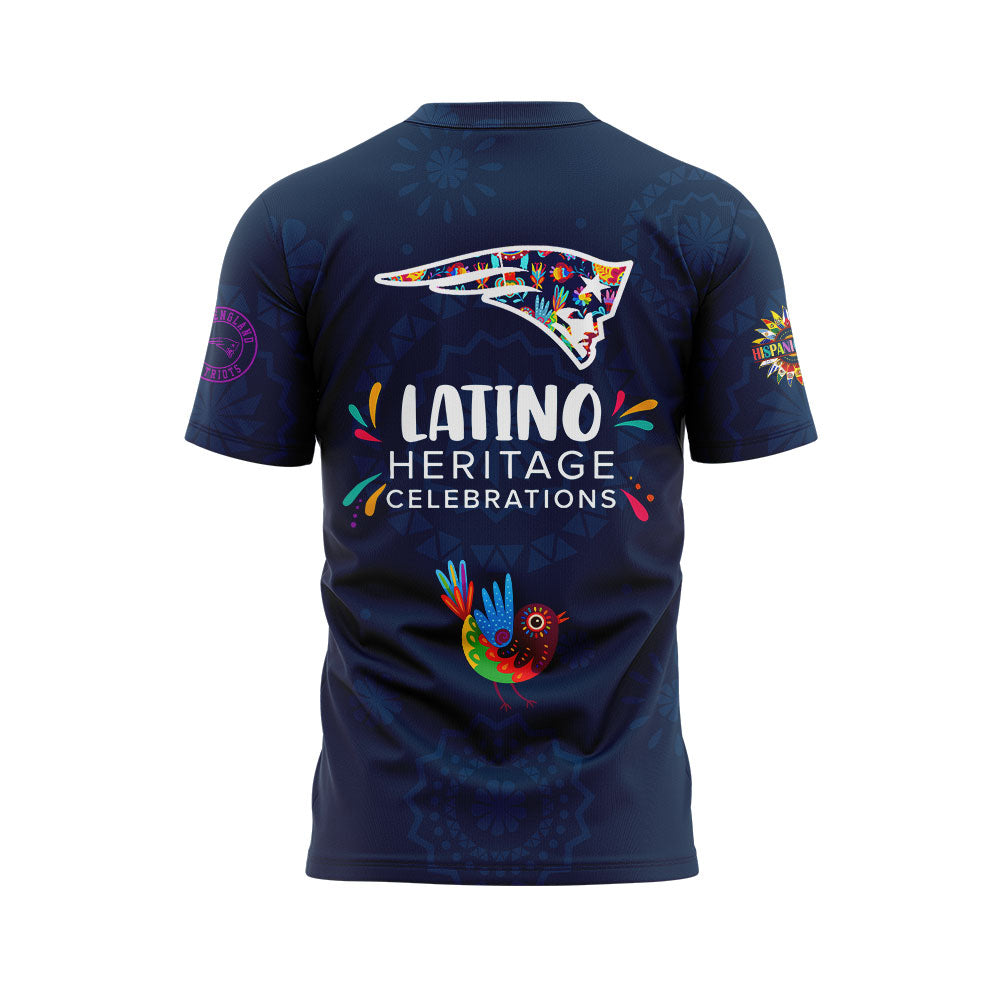 New England Patriots Latino Heritage Celebrations 2025 Combo T-Shirt