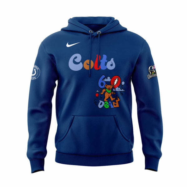 Limited Edition I Colts 60th Anniversary Grateful Dead Hoodie