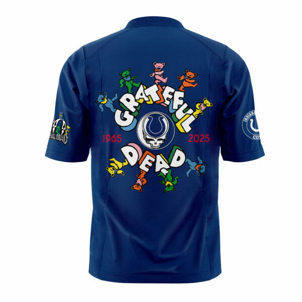 Limited Edition I Colts 60th Anniversary Grateful Dead Football Jersey