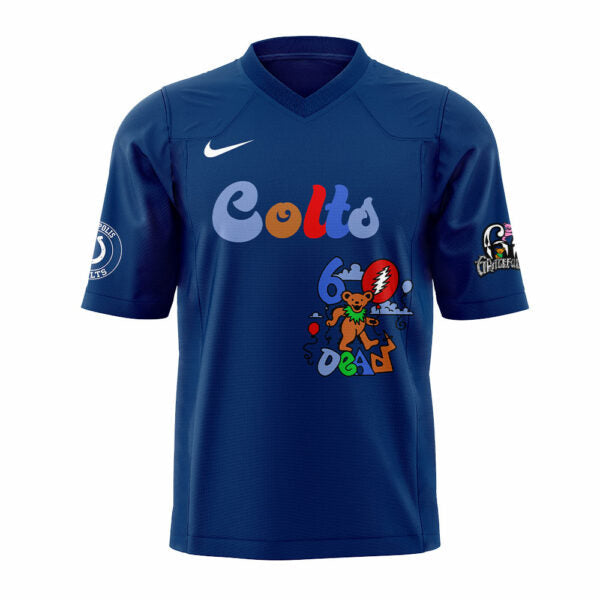 Limited Edition I Colts 60th Anniversary Grateful Dead Football Jersey