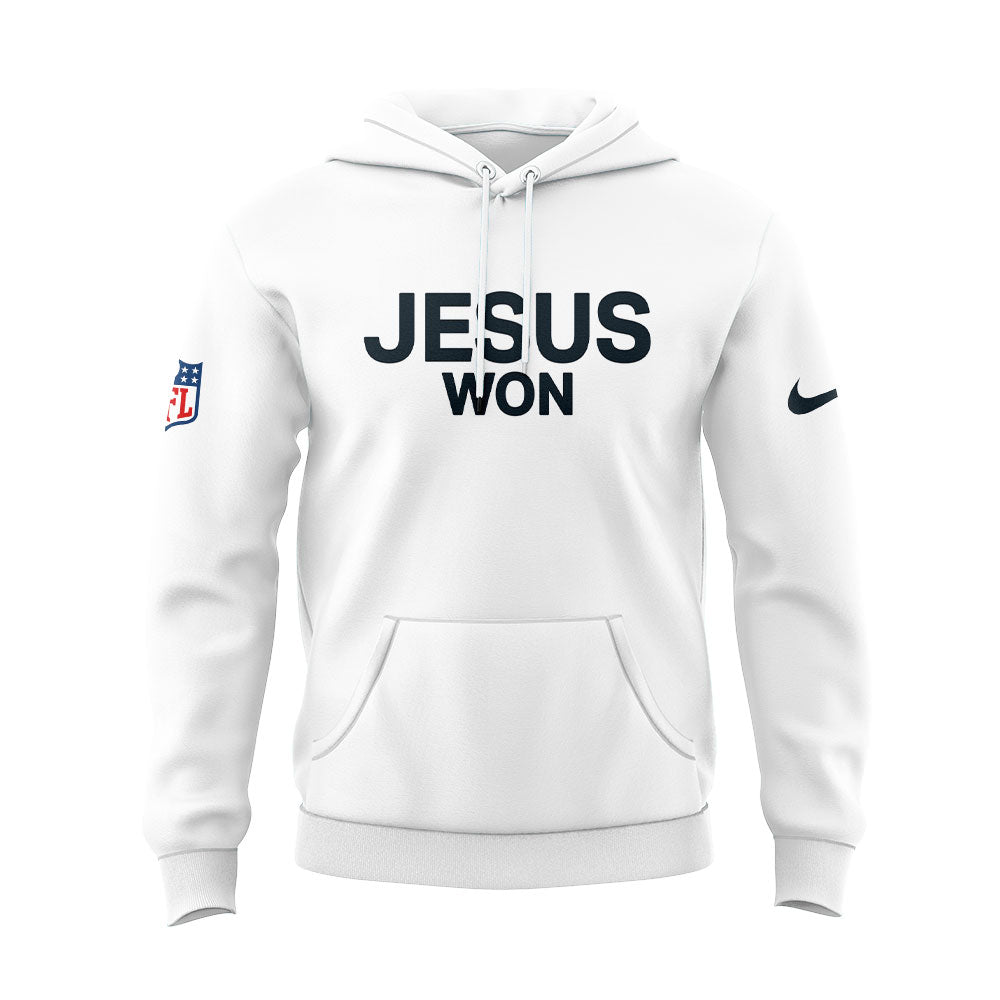 New England Patriots Patriots JESUS WON 2.0.2.5 Hoodie