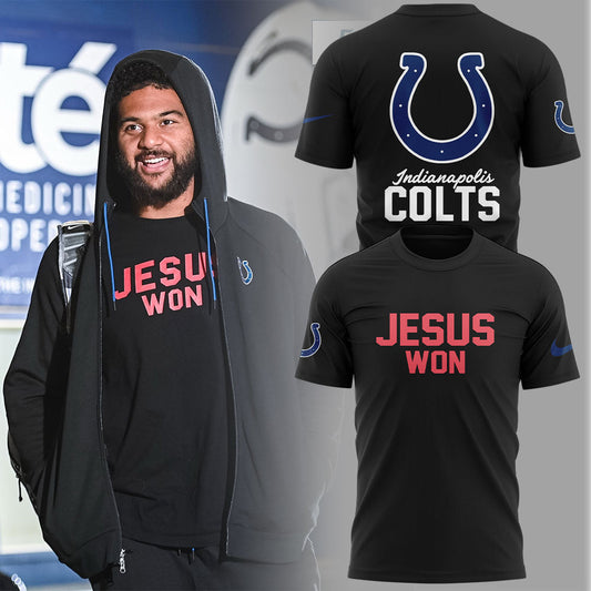 Limited Edition I Colts x Jesus Won Tshirt