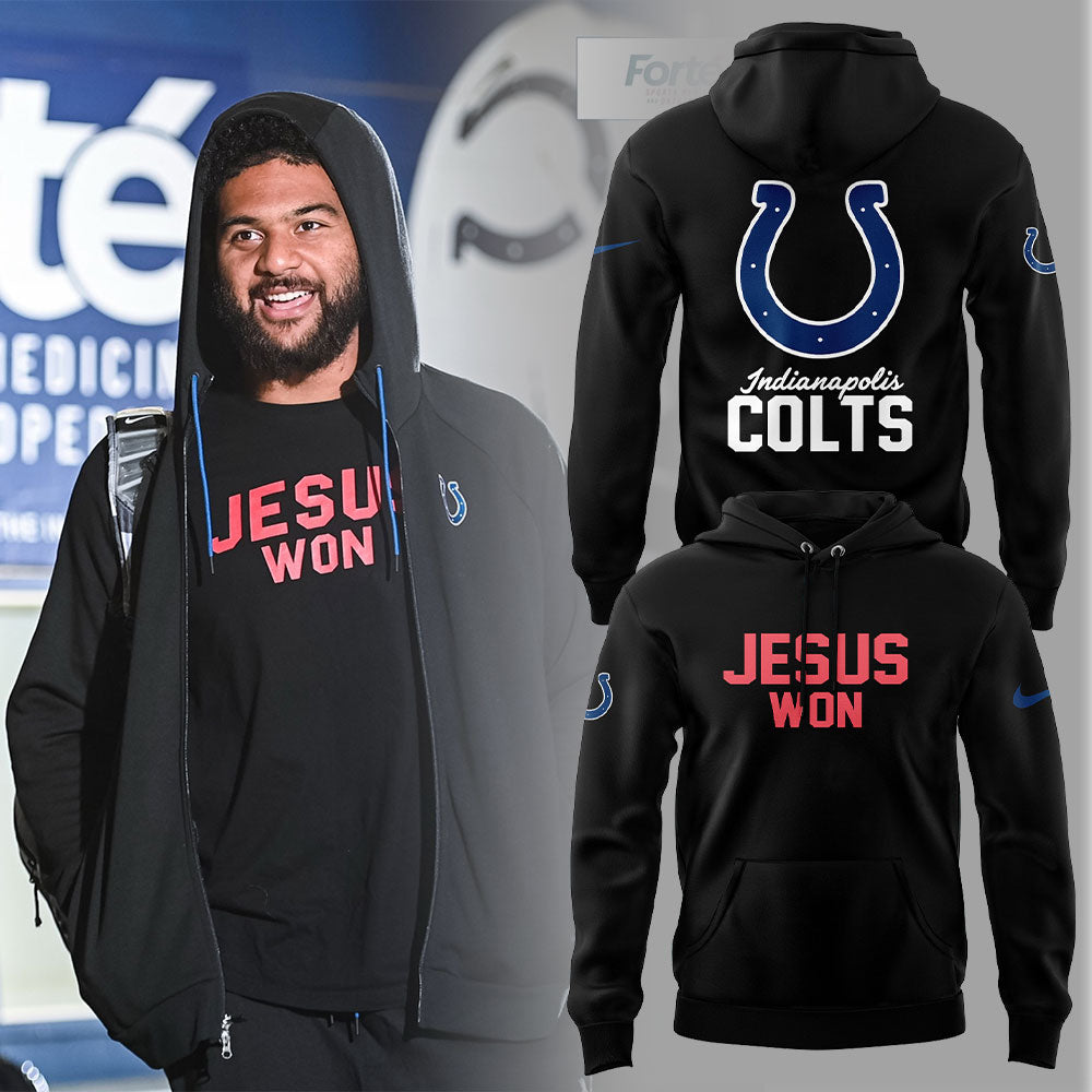 Limited Edition I Colts x Jesus Won Hoodie