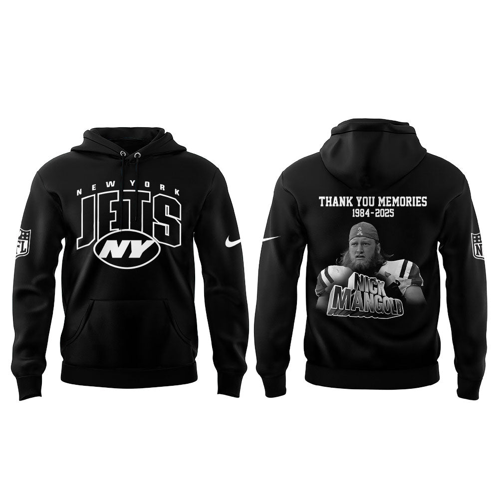 NY.Jets Legend Nick Mangold. Thank You Memories V2 Hoodie