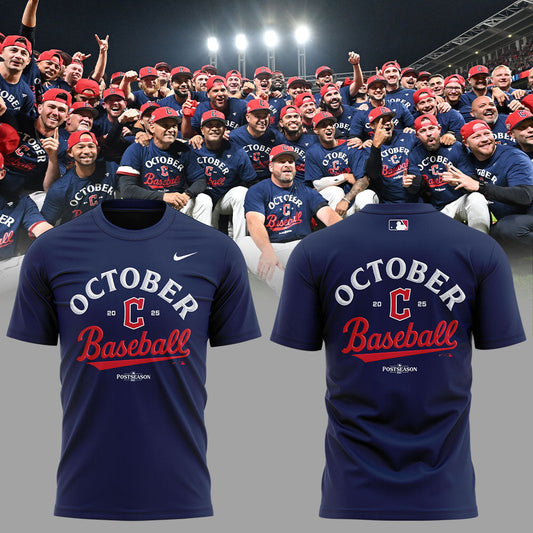 Cleveland Guardians 2025 MLB Postseason Locker Room Combo TShirt