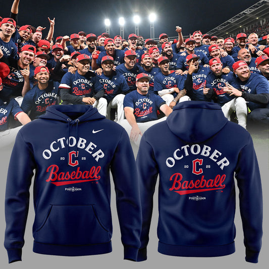 Cleveland Guardians 2025 MLB Postseason Locker Room Combo Hoodie