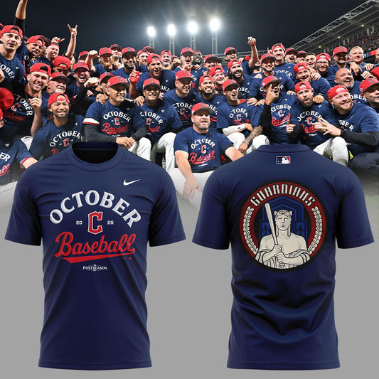 Cleveland Guardians 2025 MLB Postseason Locker Room Combo TShirt