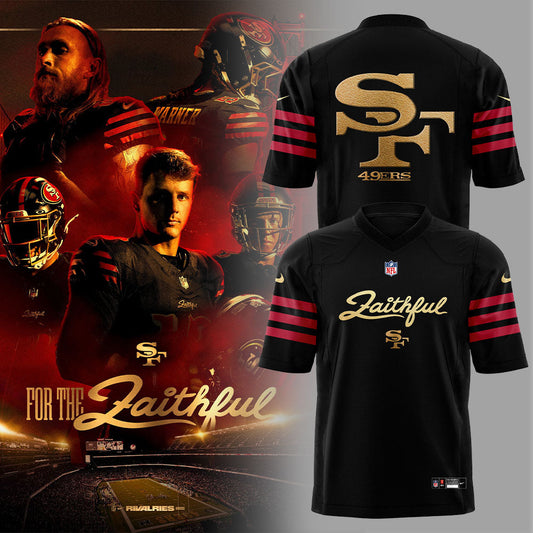 Limited Edition SF.49ers New Rivalries Faithful Uniform 2025 Football Jersey