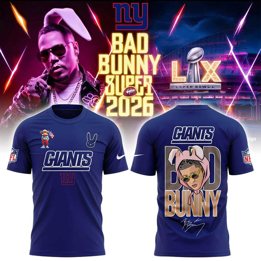NY.Giants x Bad Bunny Super Bowl 2026 Combo Shirt V2
