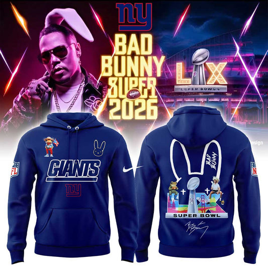 NY.Giants x Bad Bunny Super Bowl 2026 Combo Hoodie V3