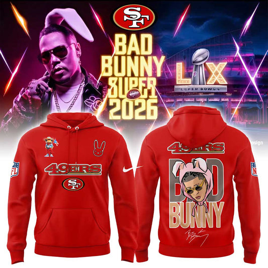 SF.49ers x Bad Bunny Super Bowl 2026 Combo Hoodie V2