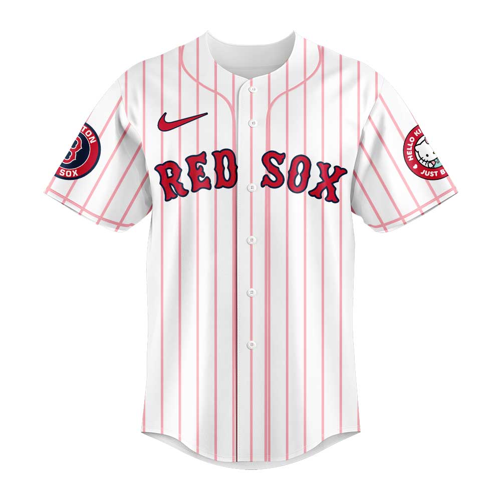 Boston Red Sox x Hello Kitty Night Game Limited Edition Jersey 2025 - BeeHP Print