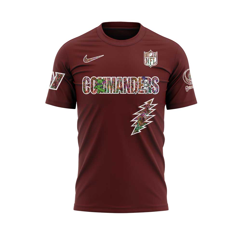 Washington Commanders Grateful Dead Night 2025 Limited Edition T-Shirt