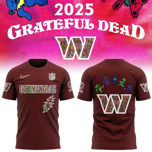 Washington Commanders Grateful Dead Night 2025 Limited Edition T-Shirt