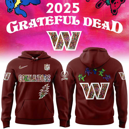 Washington Commanders Grateful Dead Night 2025 Limited Edition Hoodie