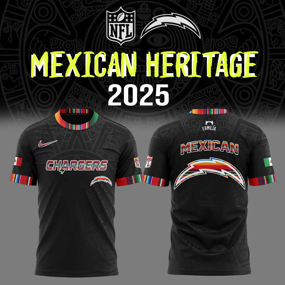 LA.Chargers Mexican Heritage Combo Shirt