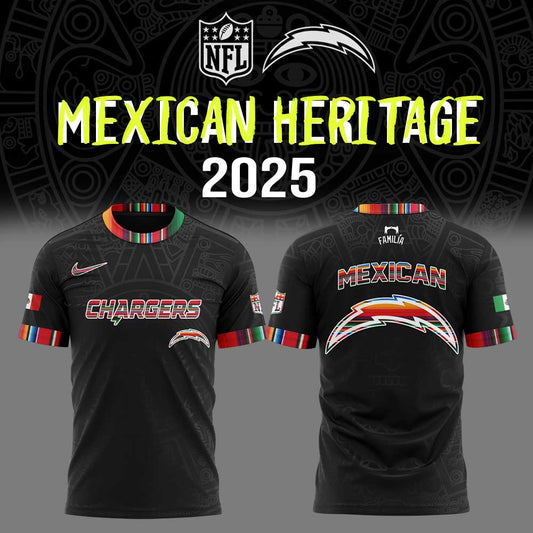 LA.Chargers Mexican Heritage Combo Shirt
