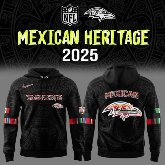 Baltimore Ravens Mexican Heritage Combo Hoodie