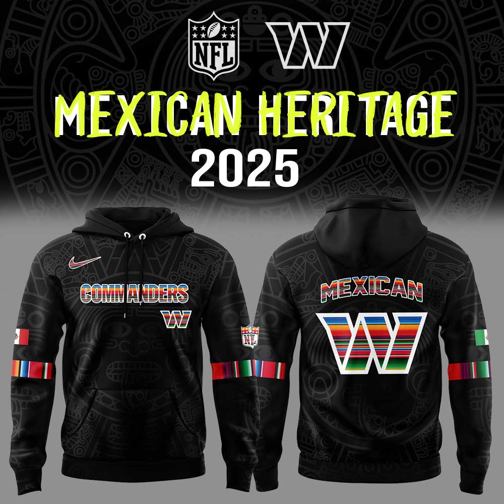 Washington Commanders Mexican Heritage Combo Hoodie