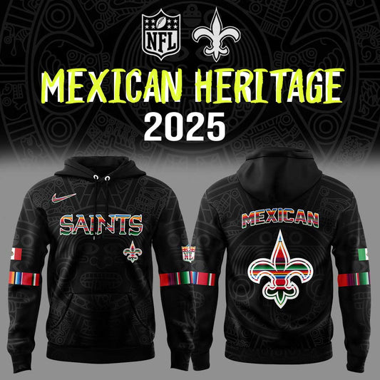 New Orleans Saints Mexican Heritage Combo Hoodie