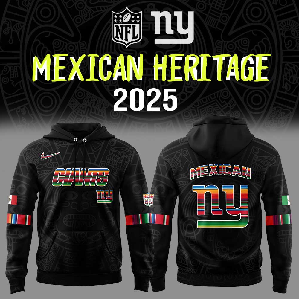 New York Giants Mexican Heritage Combo Hoodie