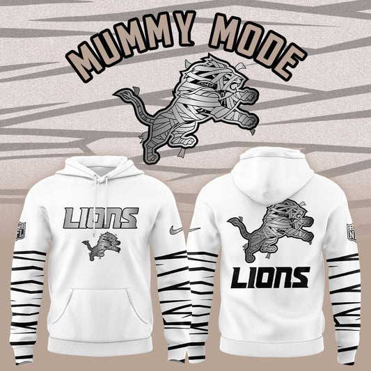 D Lions Mummy Mode Limited Combo Hoodie White