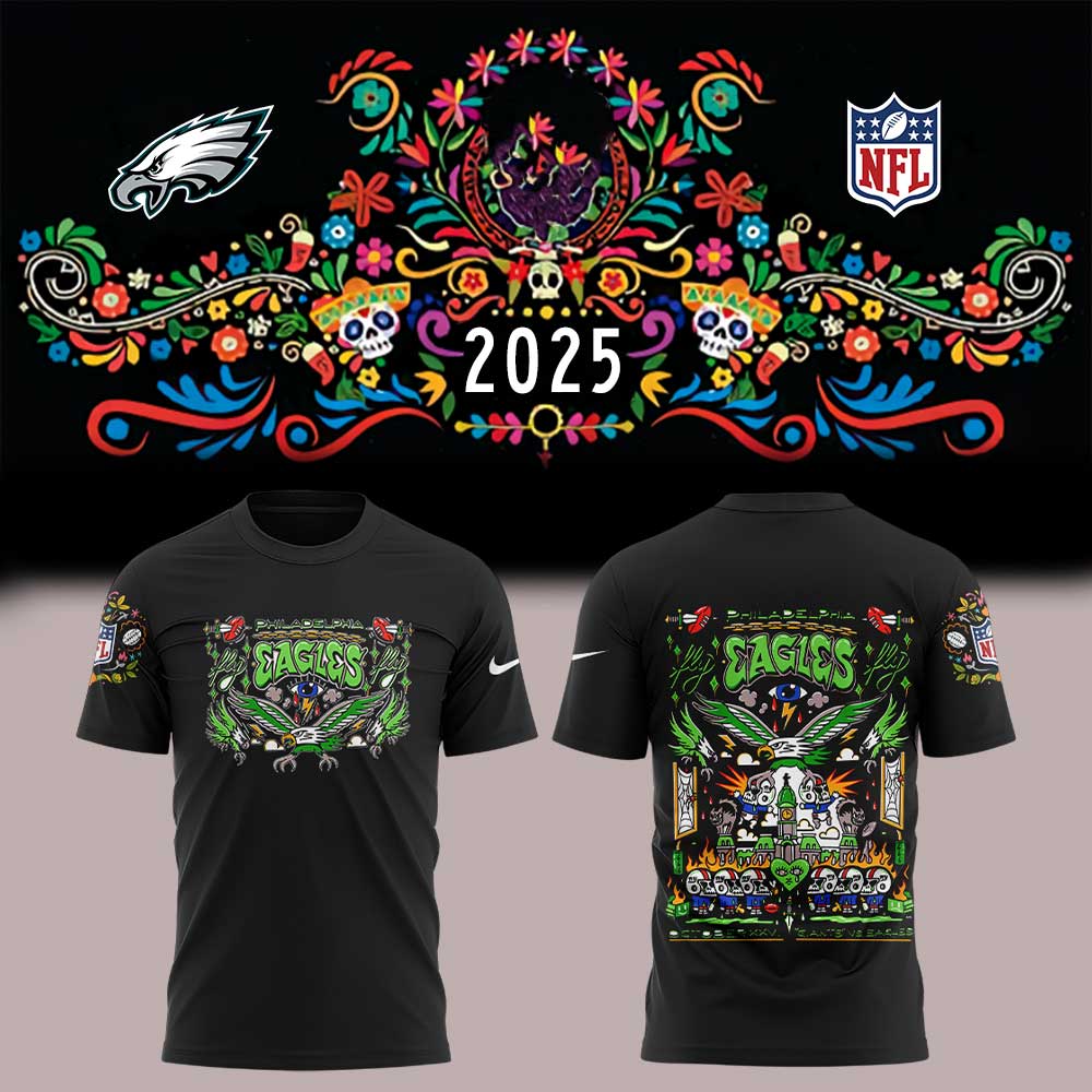 Philadelphia Eagles Hasta La Muerte 2025 Combo T-Shirt