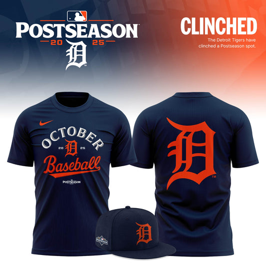 Detroit Tigers 2025 Postseason Limited T-shirt