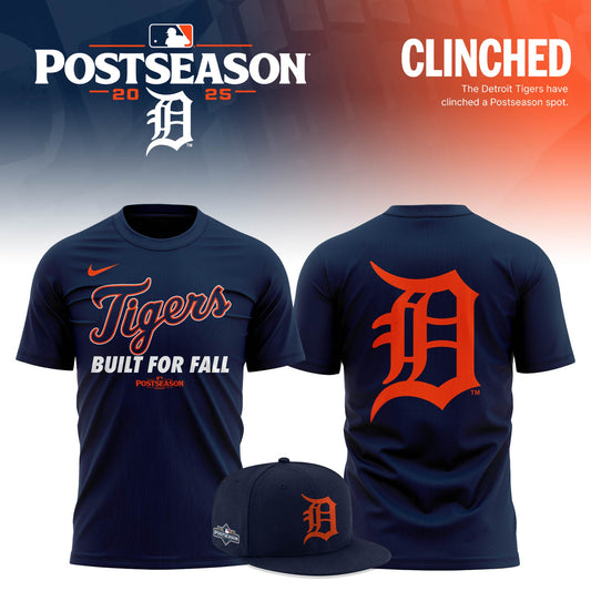 Detroit Tigers 2025 Postseason Limited T-shirt