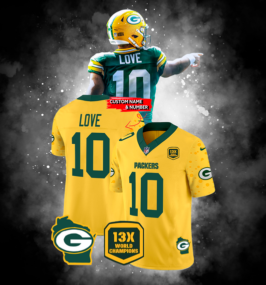 Green Bay Packers New Jersey For Fan 2025