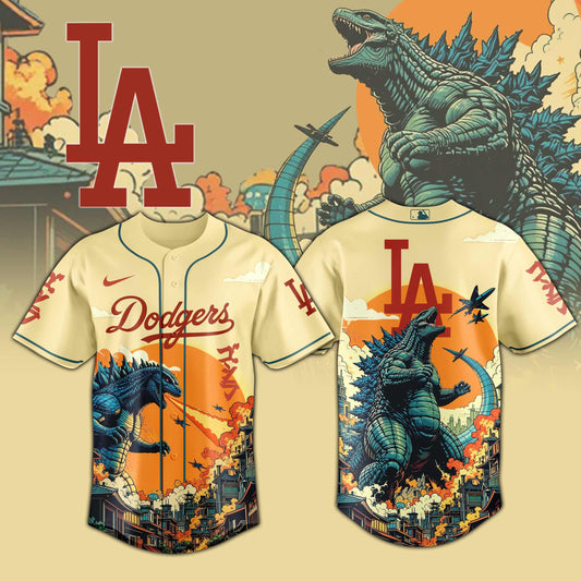 Los Angeles Dodgers Special Godzilla Limited Edition Jersey