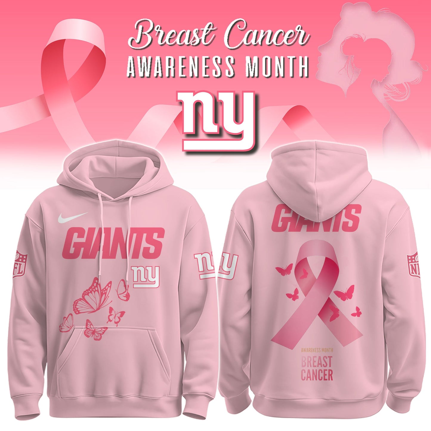 Giants Breast Cancer Awareness Edition Hoodie