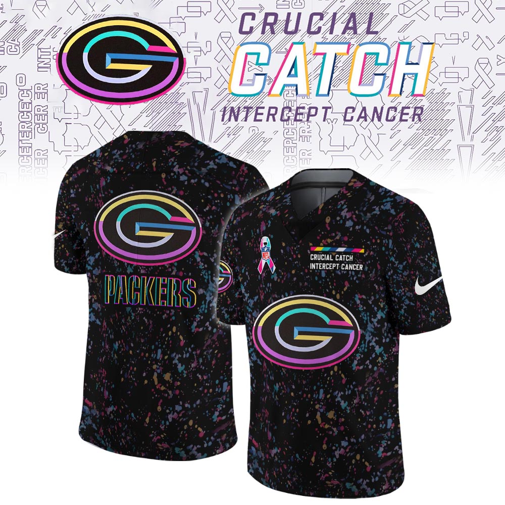 Green Bay Packers Crucial Catch Limited Football Jersey