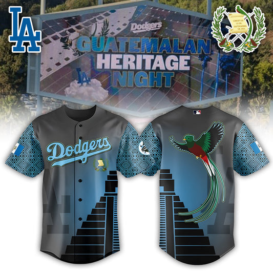 Los Angeles Dodgers Guatemalan Pride Night Fan Jersey