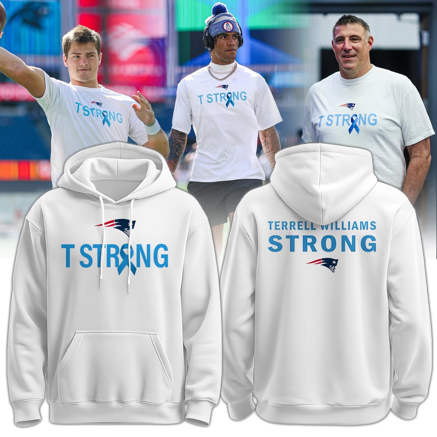 New England Patriots T STRONG Hoodie