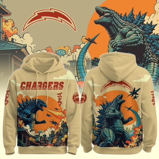 LA Chargers Special Godzilla Limited Edition Hoodie