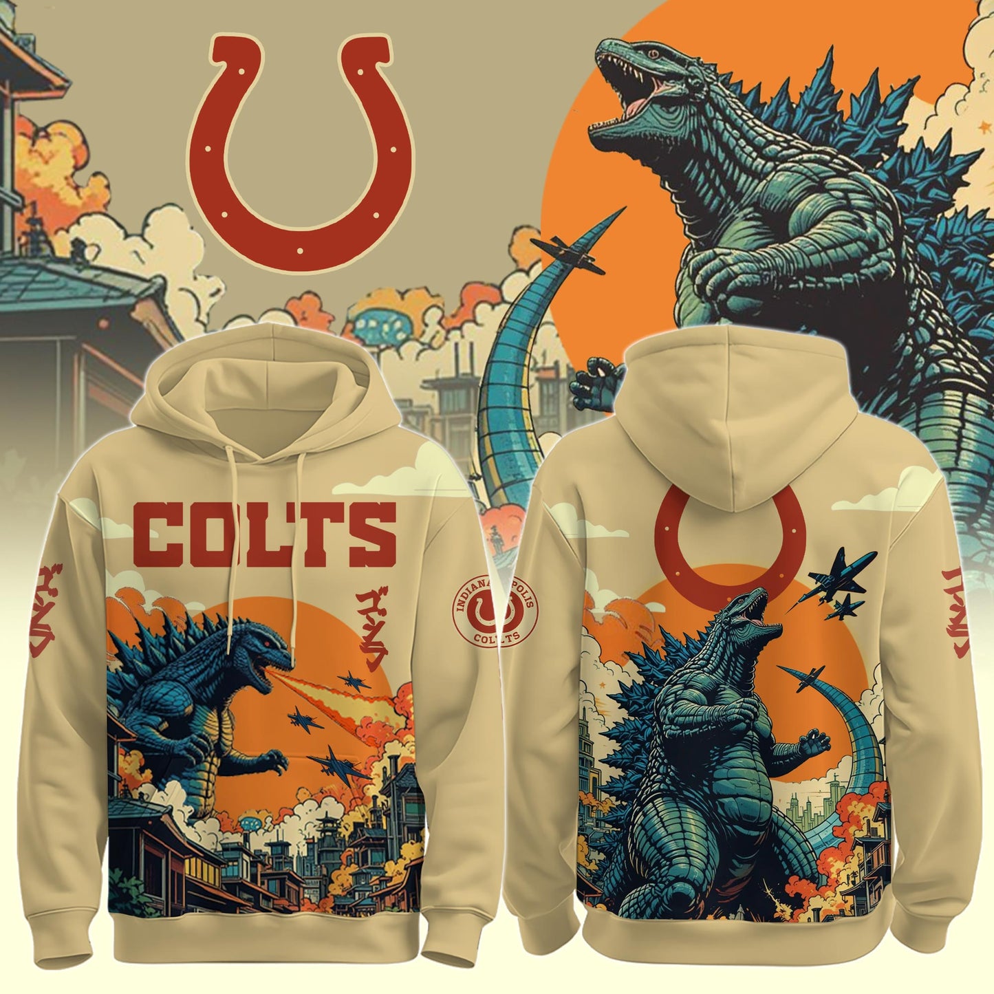 IND Colts Special Godzilla Limited Edition Hoodie
